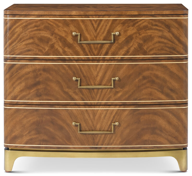 Spencer London Burl Nightstand image number 0